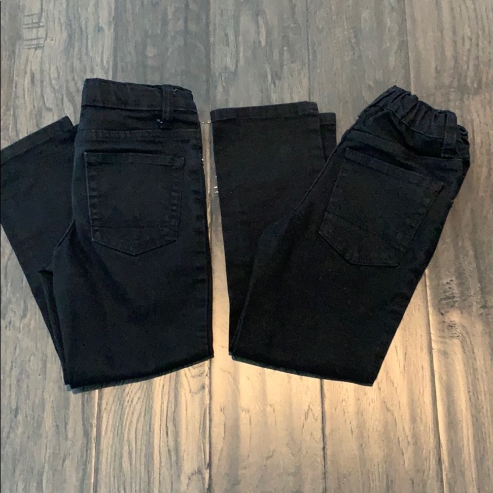 Cat and Jack Black Denim - 2 pairs both size 6
